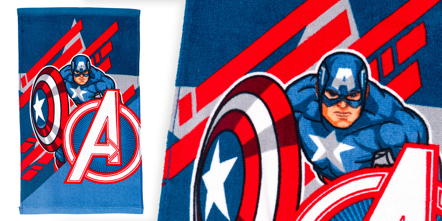 Ręcznik 30x50 Kapitan Ameryka